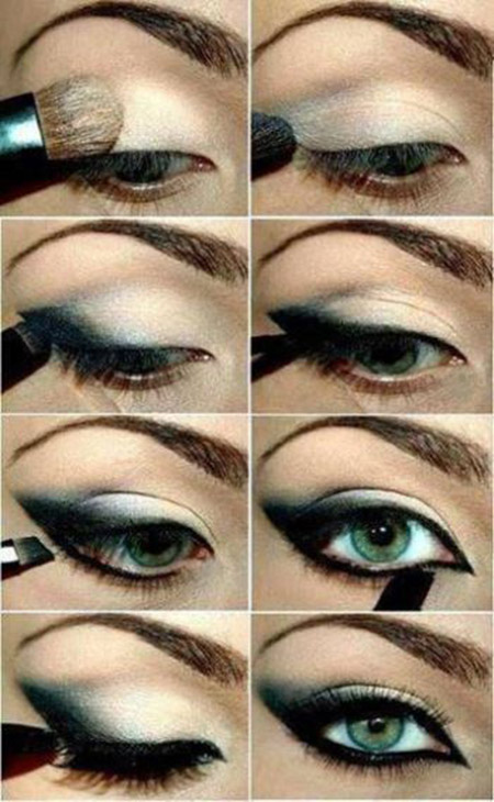 عکس هایی از آموزش آرایش چشم مجلسی جدید