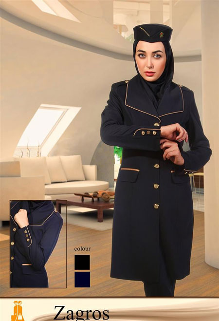 مدل مانتو ویژه خانم های مهماندار هواپیما و هتل