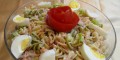طرز تهیه سالاد ماکارونی به همراه تن ماهی