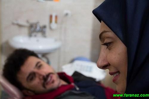 امین حیایی در کنار همسر و فرزندش(عکس)