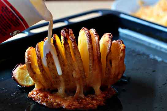 طرز تهیه اسکالپ سیب زمینی با سس طرز تهیه اسکالپ سیب زمینی با سس
