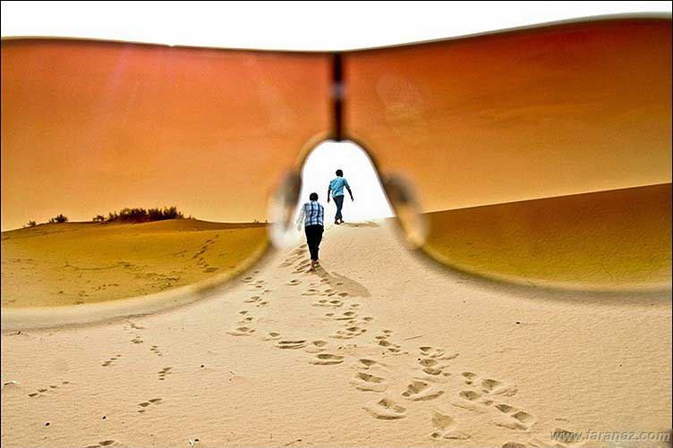 تصاویری بسیار زیبا از کویر
