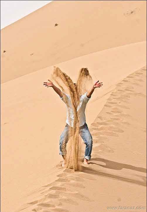 تصاویری بسیار زیبا از کویر
