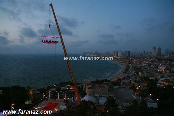 خوردن شام و ناهار در آسمان بلژیک (عکس)