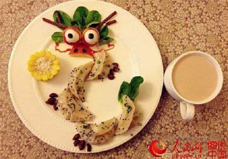 تزیین صبحانه ای اشتهاآور و خوشمزه به سبک چینی+عکس