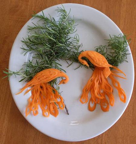 عکس هایی زیبا از میوه آرایی ظروف غذا