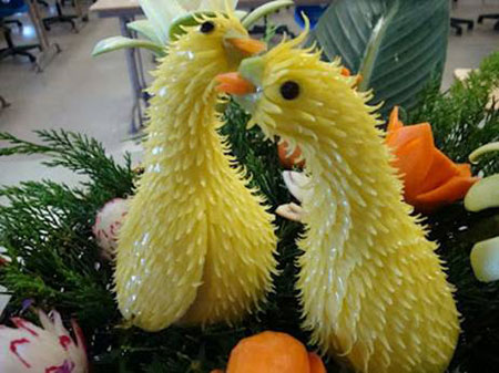 عکس هایی زیبا از میوه آرایی ظروف غذا