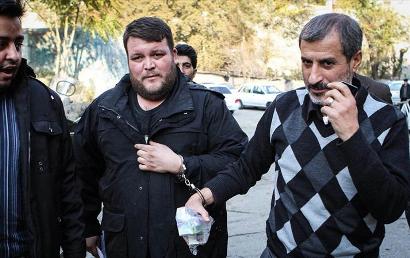 بردن مایلی کهن با دستنبند به زندان اوین + عکس