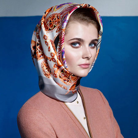 مدل جدید و زیبای روسری برند Aker