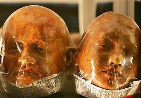 نان هایی ترسناک به شکل سر انسان در تایلند+عکس