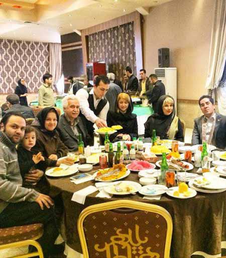 عکس جدیدبهنوش بختیاری درسفربه همدان با همکارانش