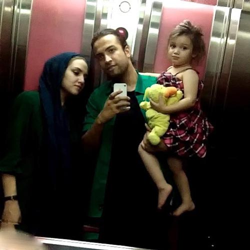 غم پایان ناپذیر بنیامین بهادری برای همسرش (عکس)
