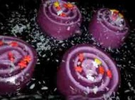 طرز تهیه ژله رولی یا ژله فرفره ای همراه با تصاویر