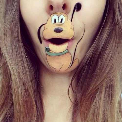 نقاشی های خلاقانه و جالب دیدنی روی لب