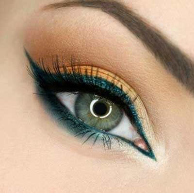 عکس هایب از آرایش مدل چشم طاووسی
