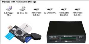 چگونه درایور خالی رم ریدر را ازMy computerحذف کنیم؟ چگونه درایور خالی رم ریدر را ازMy computerحذف کنیم؟