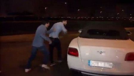حمله به ماشین “گرت بیل” فوتبالیست رئال مادرید (عکس)