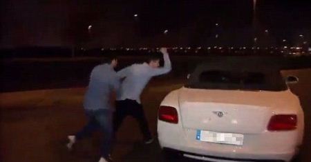 حمله به ماشین “گرت بیل” فوتبالیست رئال مادرید (عکس)