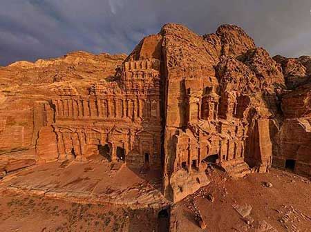 شهر تاریخی پترا در اردن که بدست جن ها بنا شده+عکس
