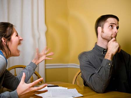 عکسهای بسیار خنده دارفتوشاپی از دعوای زن و شوهر