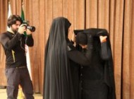 تصاویری از حضور الهام چرخنده در دانشگاه آزاد نجف آباد