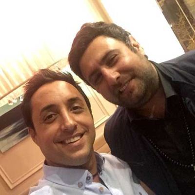 عکس سلفی باحال امیرحسین رستمی و محمد علیزاده