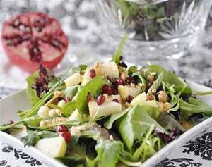 طرز تهیه و آموزش درست کردن سالاد انار با اسفناج طرز تهیه و آموزش درست کردن سالاد انار با اسفناج