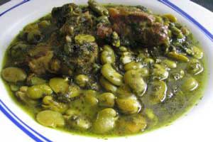 طرز تهیه خورش باقلا و گشنیز با طعم سیر طرز تهیه خورش باقلا و گشنیز با طعم سیر