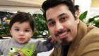 عکسهای احسان خواجه امیری درکنار همسر و فرزندش
