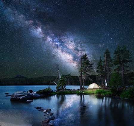 عکس های  بسیار زیبا و طبیعی از آسمان با ستاره هایش