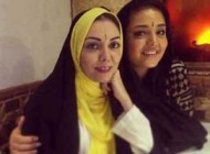 عکس عاشقانه نرگس محمدی وآزاده نامداری درآغوش هم