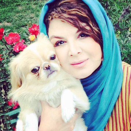 عکس های جدید و متفاوت شهره سلطانی با سگش