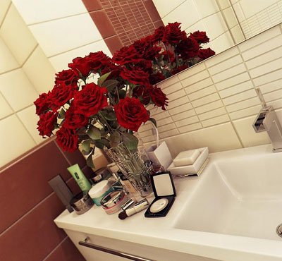 طراحی خاص دکوراسیون WC شیک و زیبا