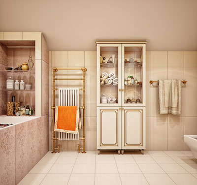 طراحی خاص دکوراسیون WC شیک و زیبا