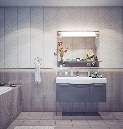 طراحی خاص دکوراسیون WC شیک و زیبا