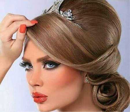 زیباترین عکس های مدل آرایش عروس جدید