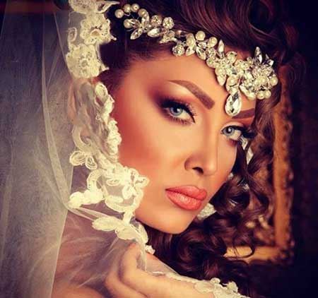 زیباترین عکس های مدل آرایش عروس جدید