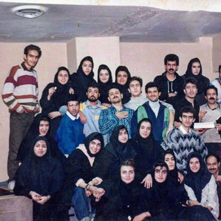 عکس مختلط وجنجالی دوران دانشجویی بیژن بنفشه خواه