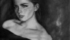 عکس نقاشی های زیبا و دیدنی کشیده شده با هنر سیاه قلم
