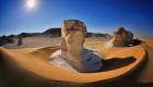 منطقه گردشگری کویر سفید یا صحرای بیضاء در مصر