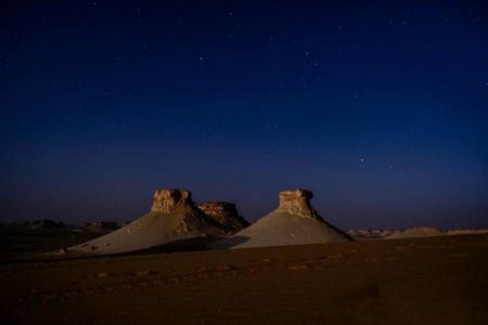 منطقه گردشگری کویر سفید یا صحرای بیضاء در مصر