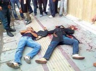 مرگ اسف بار زوج موتور سوار در شهر زاوه