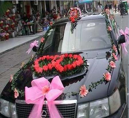 مدلهای گل آرایی و تزیین ماشین عروس سال 2019