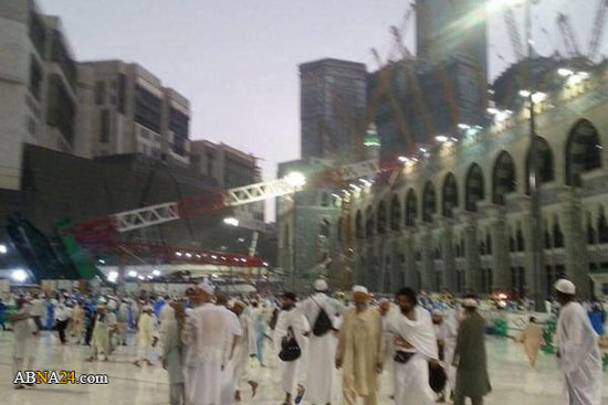 جدیدترین خبرها از سقوط مرگبار جرثقیل در مکه + تصاویر