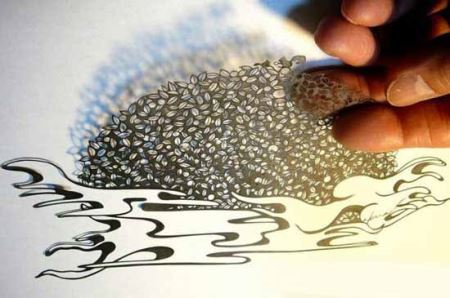 عکس هایی دیدنی و خارق العاده از هنر برش کاغذ