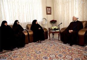 عکس جالب از پنکه دیدنی دکتر روحانی