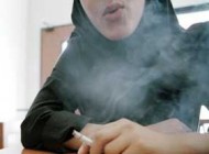 تصاویر اسف بار از سیگار کشیدن دختران فشن مشهدی