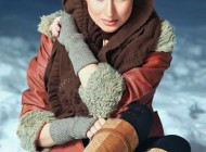 عکسهای زمستانی و داغ مینا دلشاد بازیگر خوشگل ایرانی
