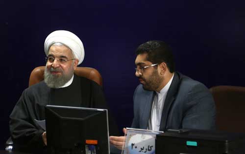 حضور حسن روحانی در انتخابات مجلس خبرگان رهبری (عکس)