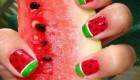 عکس مدل طراحی و دیزاین خاص ناخن ویژه شب یلدا با لاک
